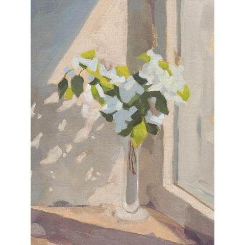 Window Bouquet I Black Modern Wood Framed Art Print by Green, Jacob