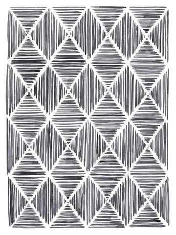 Vibrato IV Black Ornate Wood Framed Art Print with Double Matting by Lam, Vanna