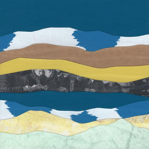 Mountain Series #87 Gold Ornate Wood Framed Art Print with Double Matting by Rau, Lorelle