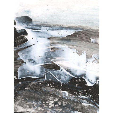 Blizzard Conditions II Black Modern Wood Framed Art Print by Harper, Ethan