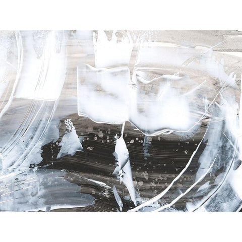 Blizzard Conditions IV Black Modern Wood Framed Art Print with Double Matting by Harper, Ethan