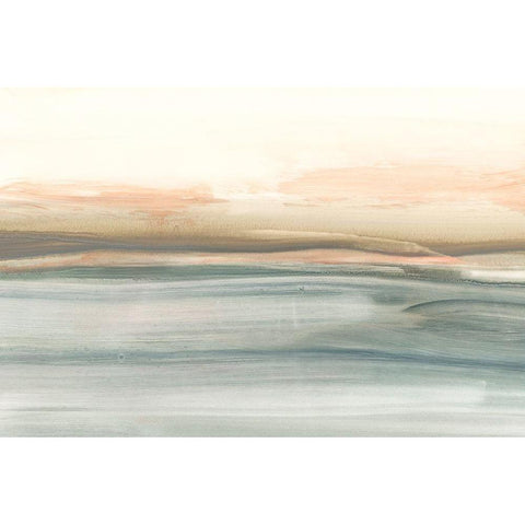 Atlantic Sunrise II Black Modern Wood Framed Art Print with Double Matting by Harper, Ethan