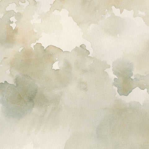 Warm Clouds Abstract II Gold Ornate Wood Framed Art Print with Double Matting by Caroline, Emma