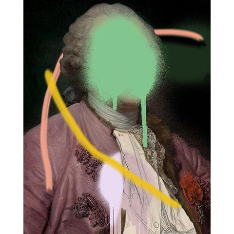 Masterful Photoshop II Black Modern Wood Framed Art Print with Double Matting by Warren, Annie