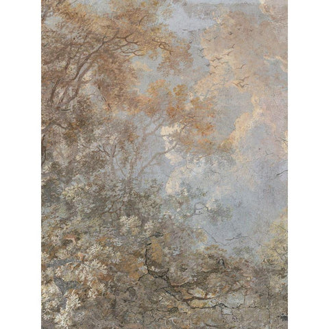 Forest Fresco I White Modern Wood Framed Art Print by Barnes, Victoria