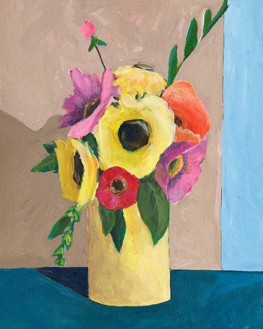 Garden Rewards II Black Ornate Wood Framed Art Print with Double Matting by Moore, Regina