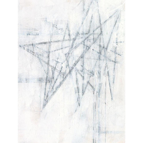 Off the Wall I White Modern Wood Framed Art Print by Harper, Ethan