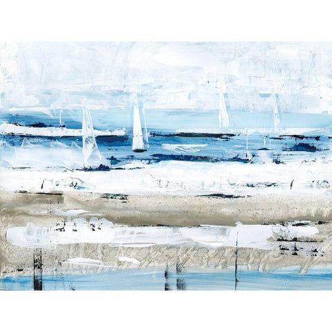 Sea Gaze I Black Modern Wood Framed Art Print by Harper, Ethan