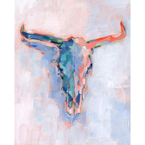 Modern Western II White Modern Wood Framed Art Print by Harper, Ethan