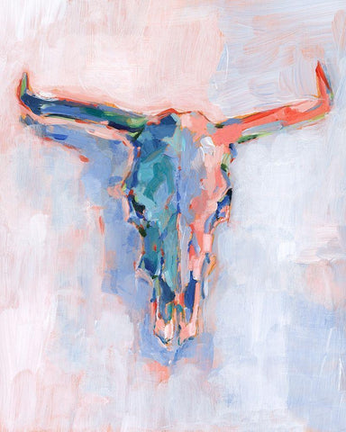 Modern Western II Black Ornate Wood Framed Art Print with Double Matting by Harper, Ethan