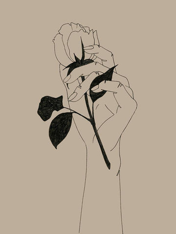 Youre the One II Black Ornate Wood Framed Art Print with Double Matting by Popp, Grace