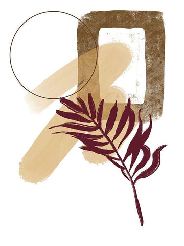 Slow Burn I White Modern Wood Framed Art Print with Double Matting by Holman, Nicholas