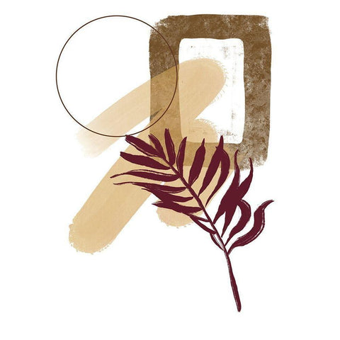 Slow Burn I Black Modern Wood Framed Art Print with Double Matting by Holman, Nicholas