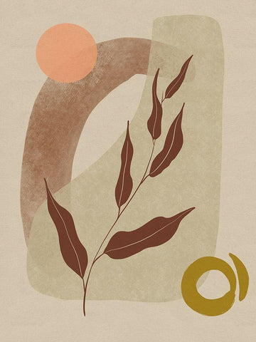 Autumn Soul I Black Ornate Wood Framed Art Print with Double Matting by Holman, Nicholas