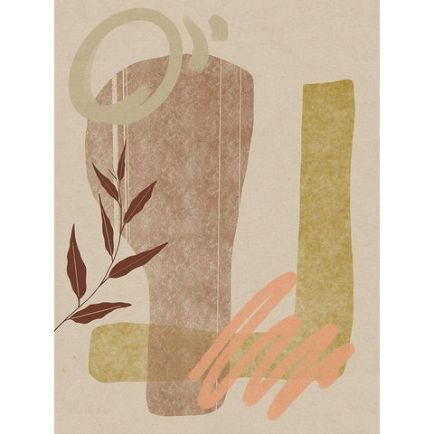 Autumn Soul II White Modern Wood Framed Art Print by Holman, Nicholas