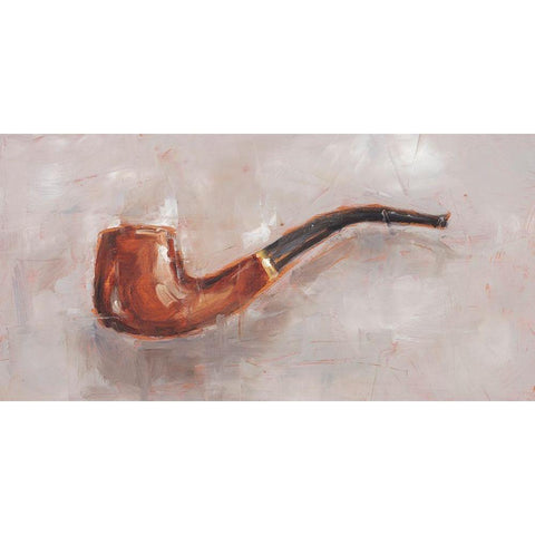 This is a Pipe II White Modern Wood Framed Art Print by Harper, Ethan
