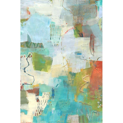 Galore I Black Modern Wood Framed Art Print with Double Matting by Jachimiec, Sue