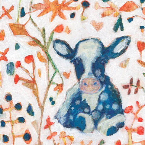 Moona IV White Modern Wood Framed Art Print by Jachimiec, Sue