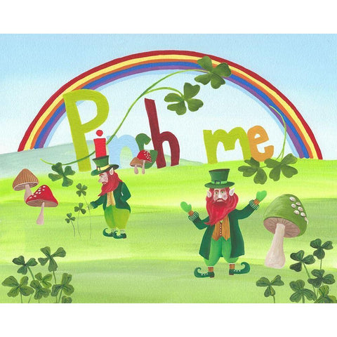 Pinch Me II Black Modern Wood Framed Art Print with Double Matting by Moore, Regina