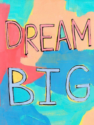 Pep Talk II White Modern Wood Framed Art Print with Double Matting by Warren, Annie