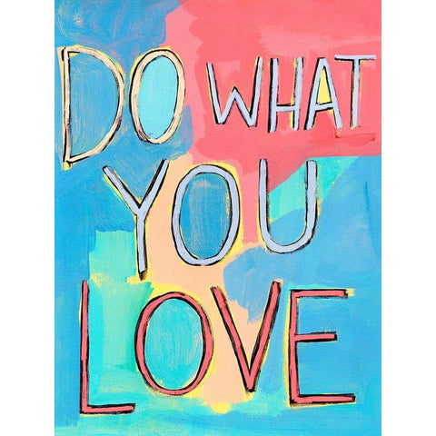 Pep Talk III White Modern Wood Framed Art Print by Warren, Annie