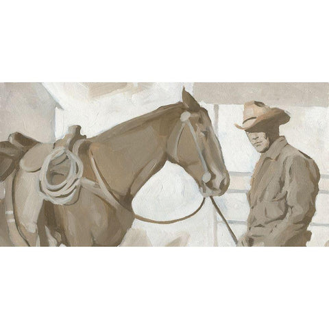 Work Friends I Black Modern Wood Framed Art Print by Green, Jacob