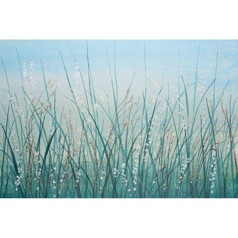 Tall Grass I Gold Ornate Wood Framed Art Print with Double Matting by OToole, Tim