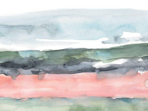 Blush Salt Bed I Black Ornate Wood Framed Art Print with Double Matting by Harper, Ethan