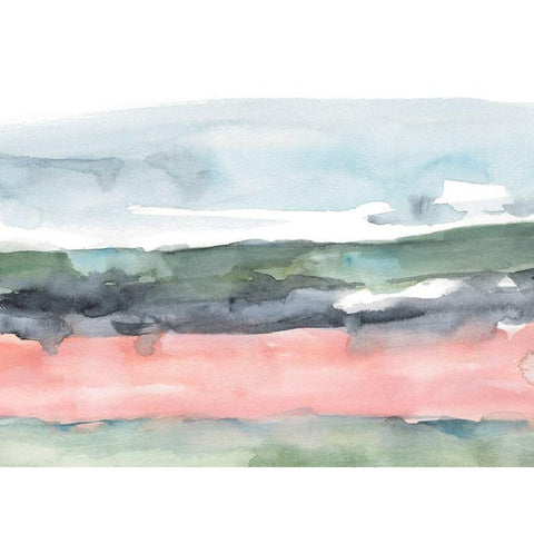 Blush Salt Bed I White Modern Wood Framed Art Print by Harper, Ethan