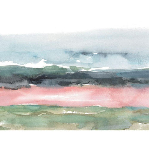 Blush Salt Bed II Black Modern Wood Framed Art Print by Harper, Ethan