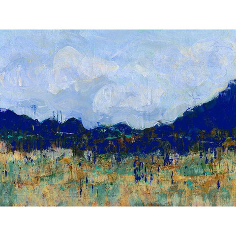 Altiplano II Gold Ornate Wood Framed Art Print with Double Matting by Fagalde, Jarman