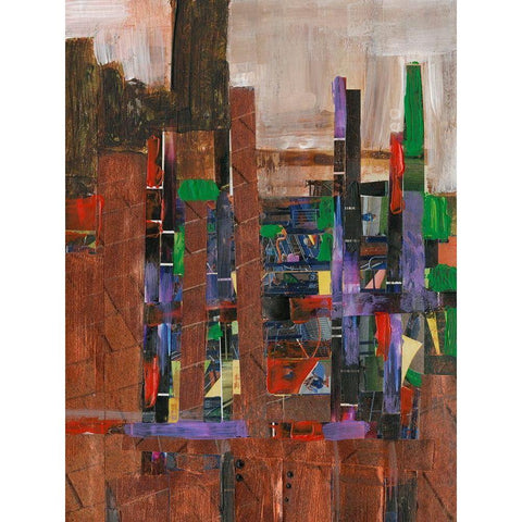La Paz I White Modern Wood Framed Art Print by Fagalde, Jarman