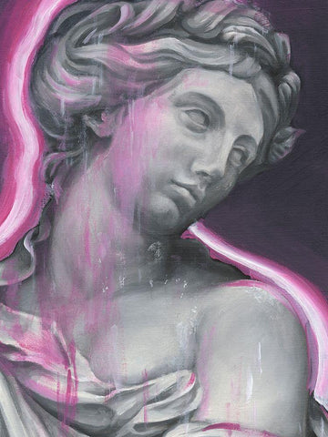 Pop Renaissance I Black Ornate Wood Framed Art Print with Double Matting by Harper, Ethan