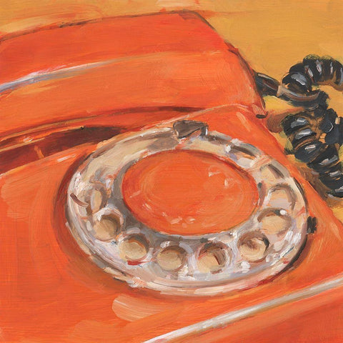 The 70s Called... III Black Modern Wood Framed Art Print by Harper, Ethan