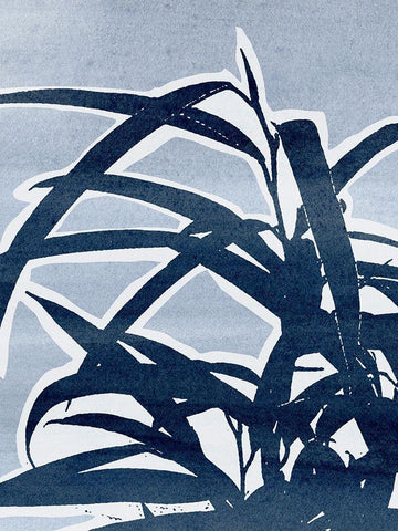Plant Life II White Modern Wood Framed Art Print with Double Matting by Warren, Annie