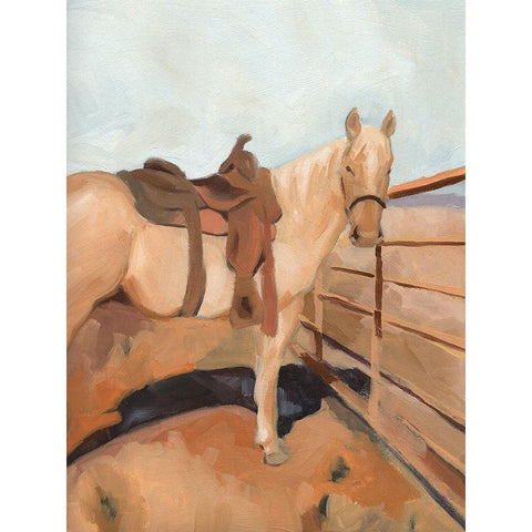 Range Horse I Black Modern Wood Framed Art Print with Double Matting by Green, Jacob