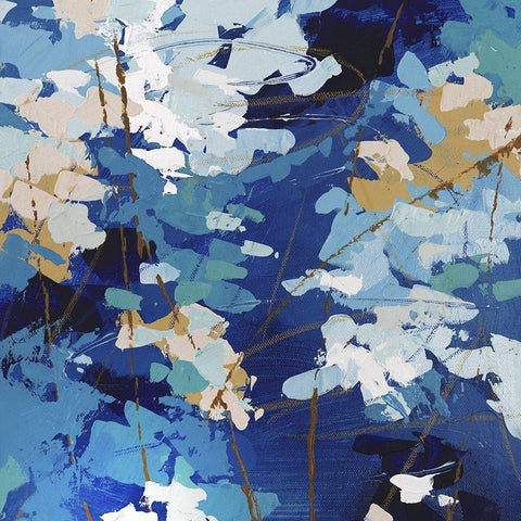 Ripples in Still Water IV Gold Ornate Wood Framed Art Print with Double Matting by Riger, Sue