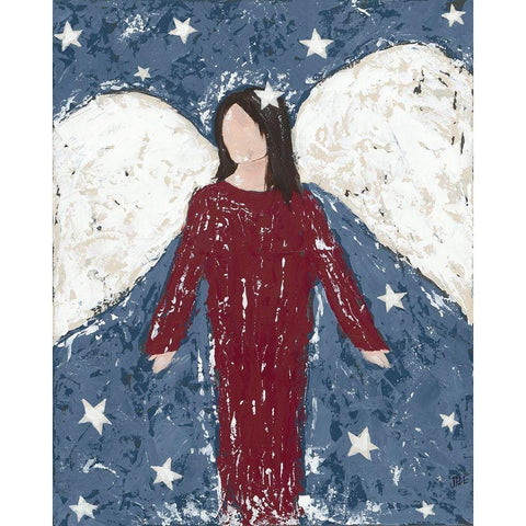 Angels Everyone II Black Modern Wood Framed Art Print by Reynolds, Jade