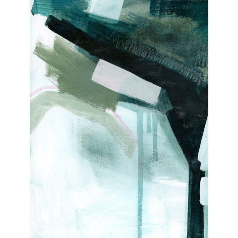 Mossy Arch II Black Modern Wood Framed Art Print by Popp, Grace