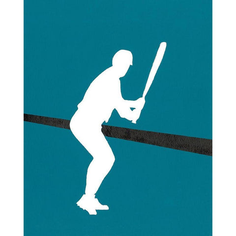 Its All About the Game II Black Modern Wood Framed Art Print with Double Matting by Moore, Regina