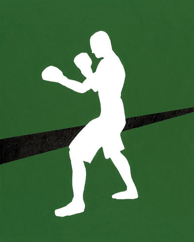 Its All About the Game IV White Modern Wood Framed Art Print with Double Matting by Moore, Regina