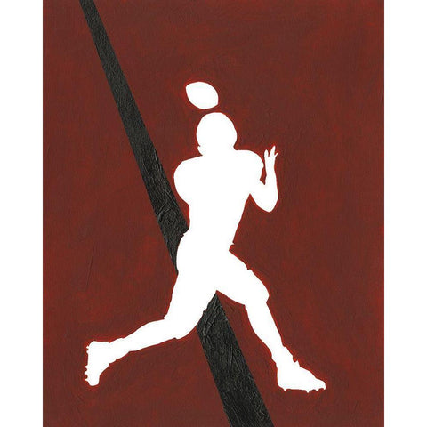 Its All About the Game IX Black Modern Wood Framed Art Print by Moore, Regina
