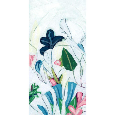 Tropical Trace III Gold Ornate Wood Framed Art Print with Double Matting by Vess, June Erica