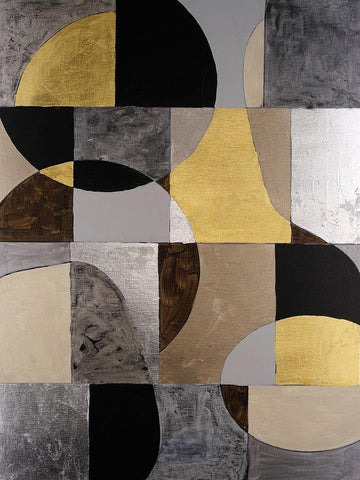 Neutral Framework I White Modern Wood Framed Art Print with Double Matting by Willett, Michael