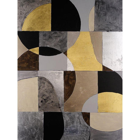 Neutral Framework I Black Modern Wood Framed Art Print by Willett, Michael