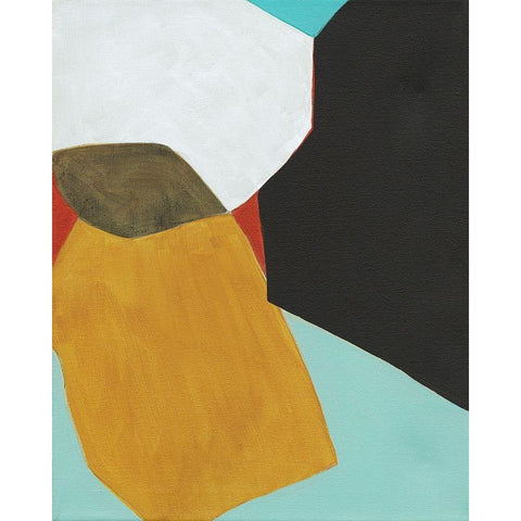 Graphica I Black Modern Wood Framed Art Print by Fuchs, Jodi