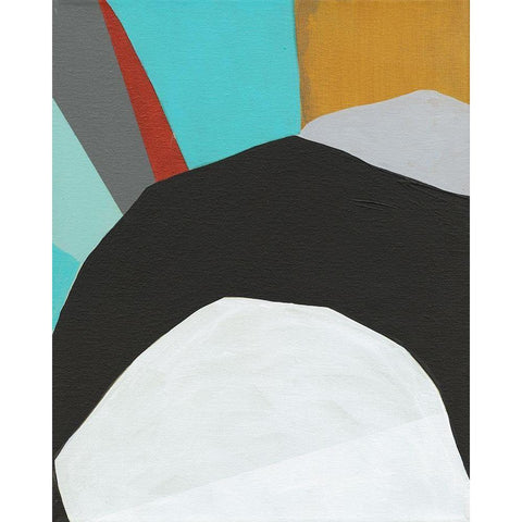 Graphica III White Modern Wood Framed Art Print by Fuchs, Jodi