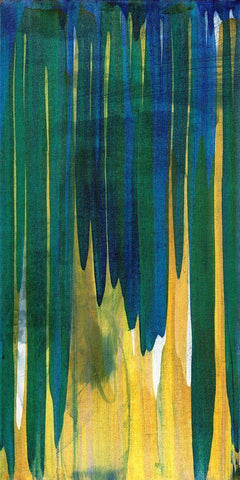 Tropicalia Abstract II Black Ornate Wood Framed Art Print with Double Matting by Fuchs, Jodi