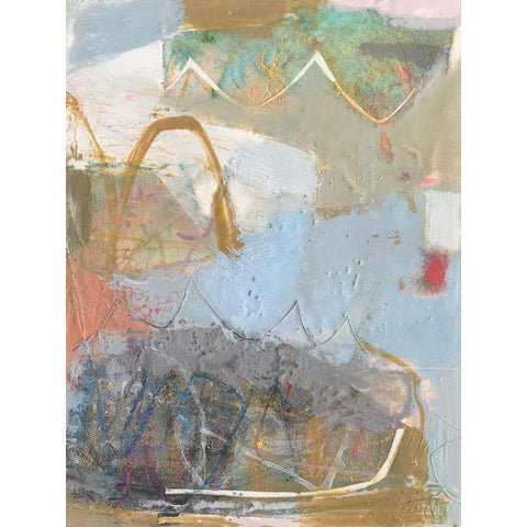 Minim I Gold Ornate Wood Framed Art Print with Double Matting by Jachimiec, Sue
