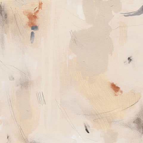 Clay Fragments IV White Modern Wood Framed Art Print by Green, Jacob